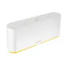 TaHoma switch de Somfy : boîtier blanc allongé, liseré jaune à la base